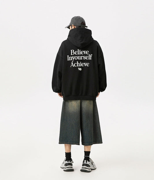 American Retro Hooded Sweater