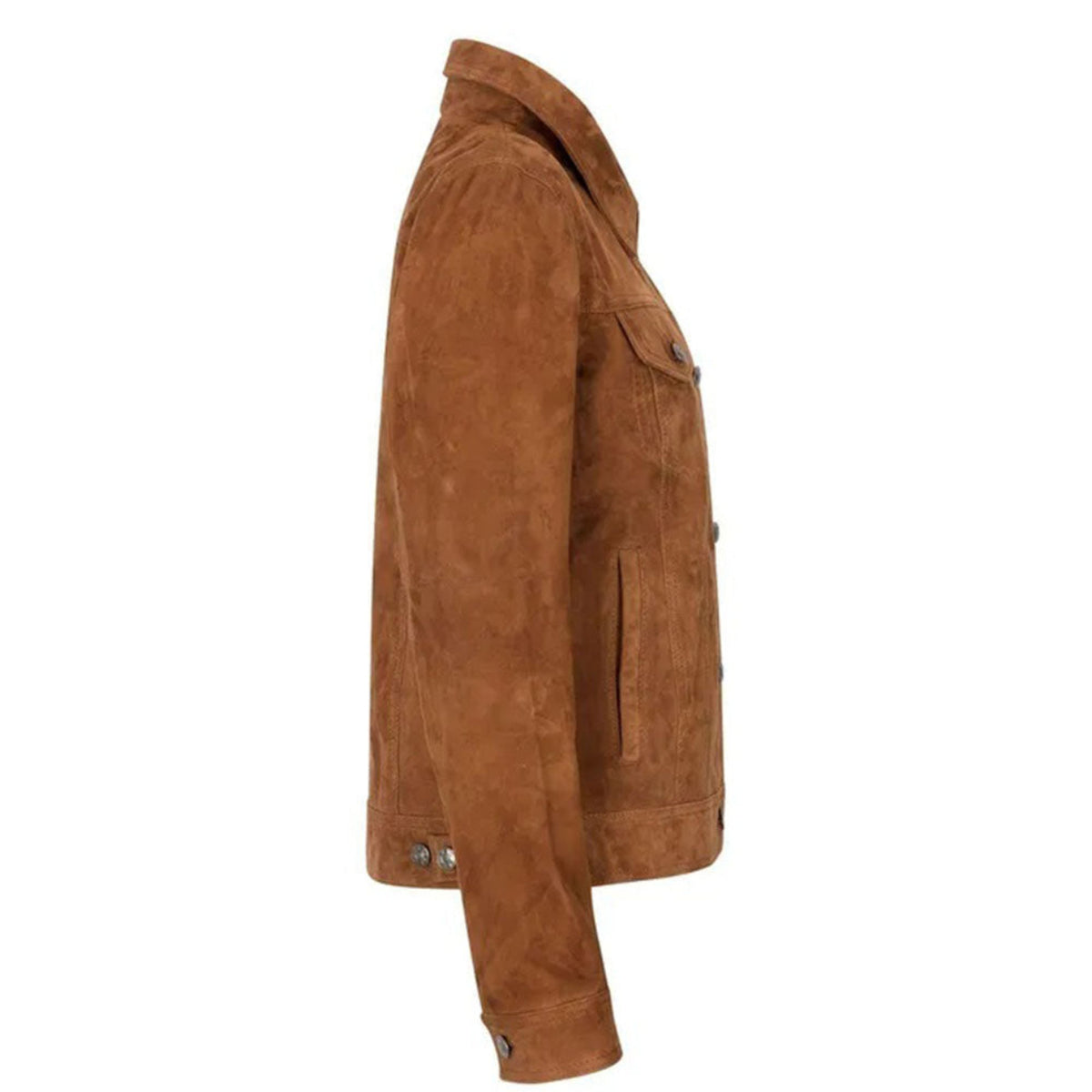 Women's Suede Vintage Jacket, Leather Biker Style | Black & Brown The Stitch Fit