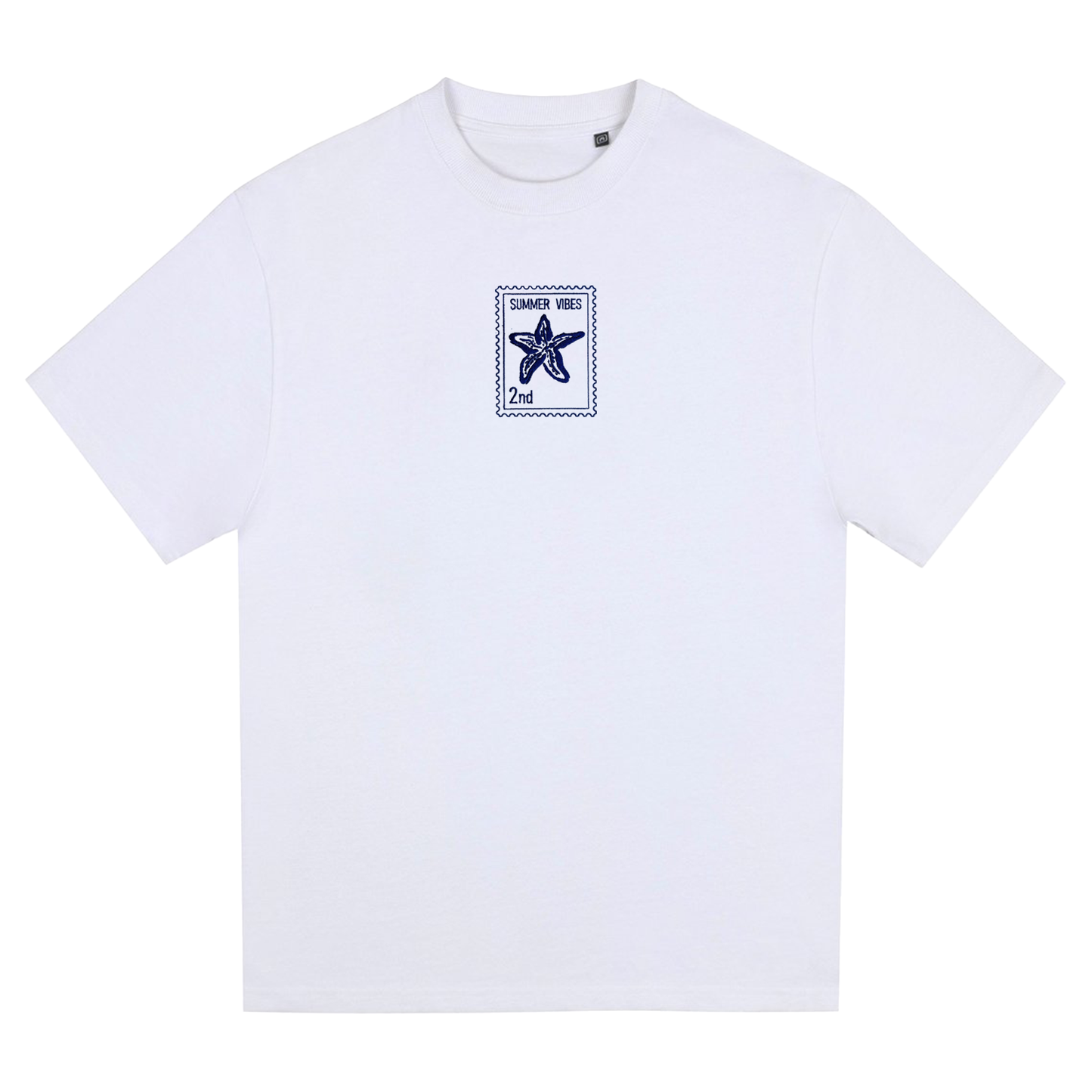 Sea Star - Summer Vibes 2nd - Unisex Oversized T-Shirt - White