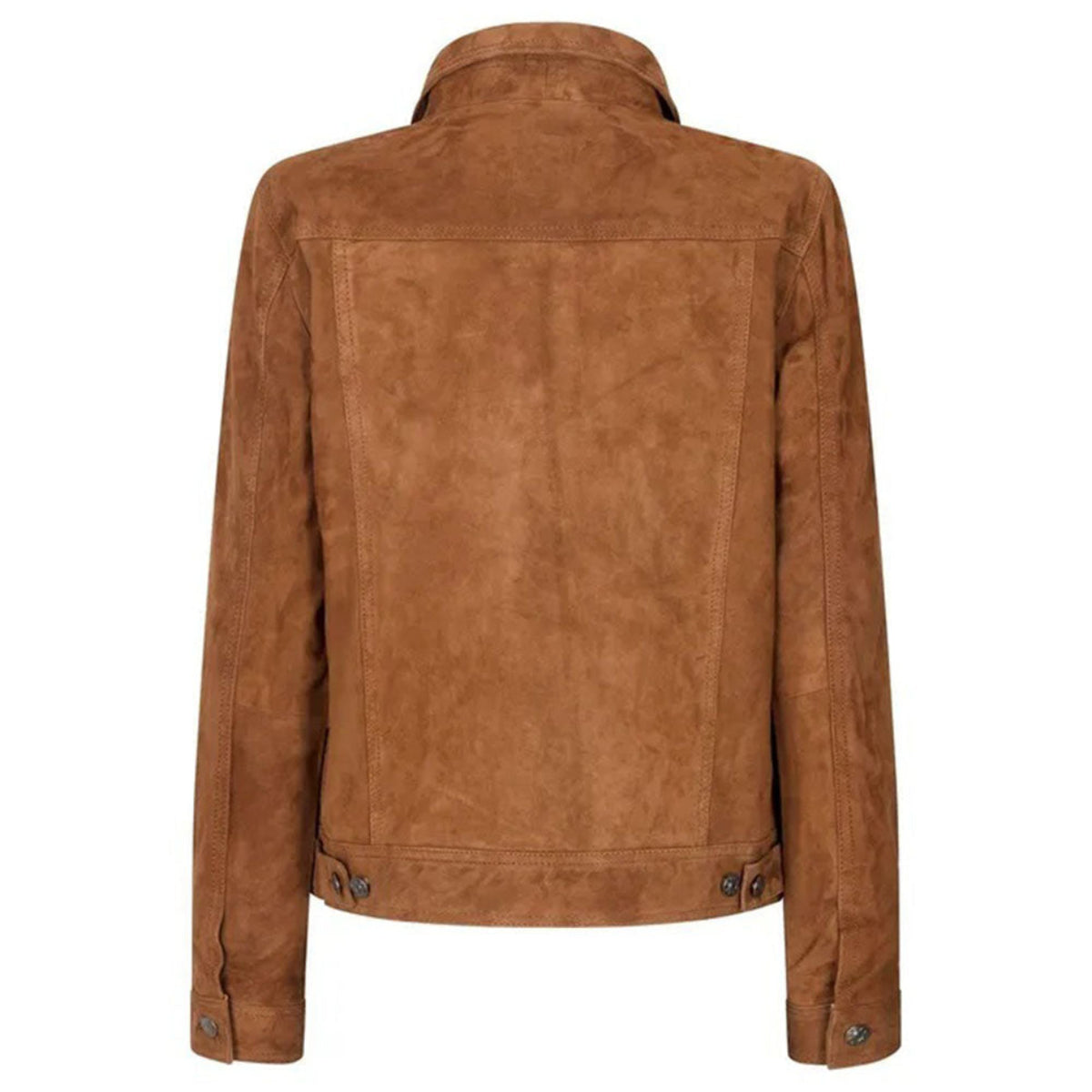 Women's Suede Vintage Jacket, Leather Biker Style | Black & Brown The Stitch Fit