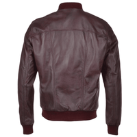 Men's Bomber Leather Jacket | Black, Brown, & Corodovan The Stitch Fit