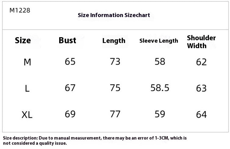 Denim V-Neck Star Letter Sweater