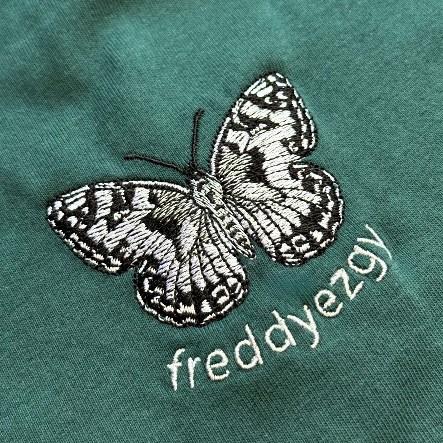 Marbled White Butterfly T-Shirt - Butterfly - Unisex Relaxed Fit