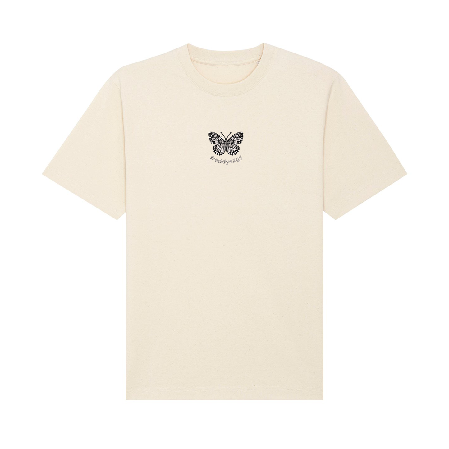 Marbled White Butterfly T-Shirt - Butterfly - Unisex Relaxed Fit