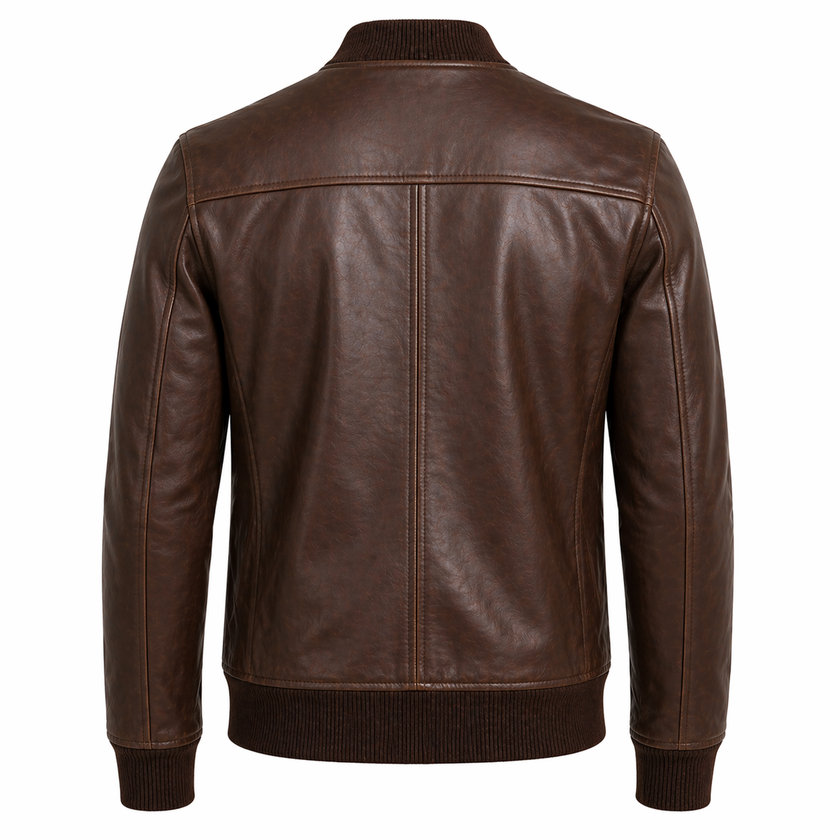 Men's Biker Pure Leather Jacket | Brown