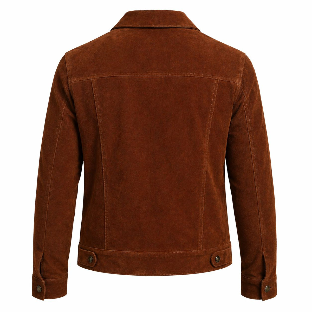 Men's Trucker Suede Leather Jacket,  X-Men 2017 Logan Wolverine 3 Hugh Jackman Style | Brown The Stitch Fit