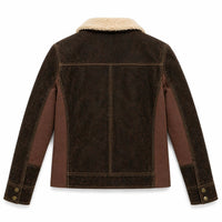 Men's Rick Grimes The Walking Dead Season 6 Real Suede Leather Jacket | Brown The Stitch Fit