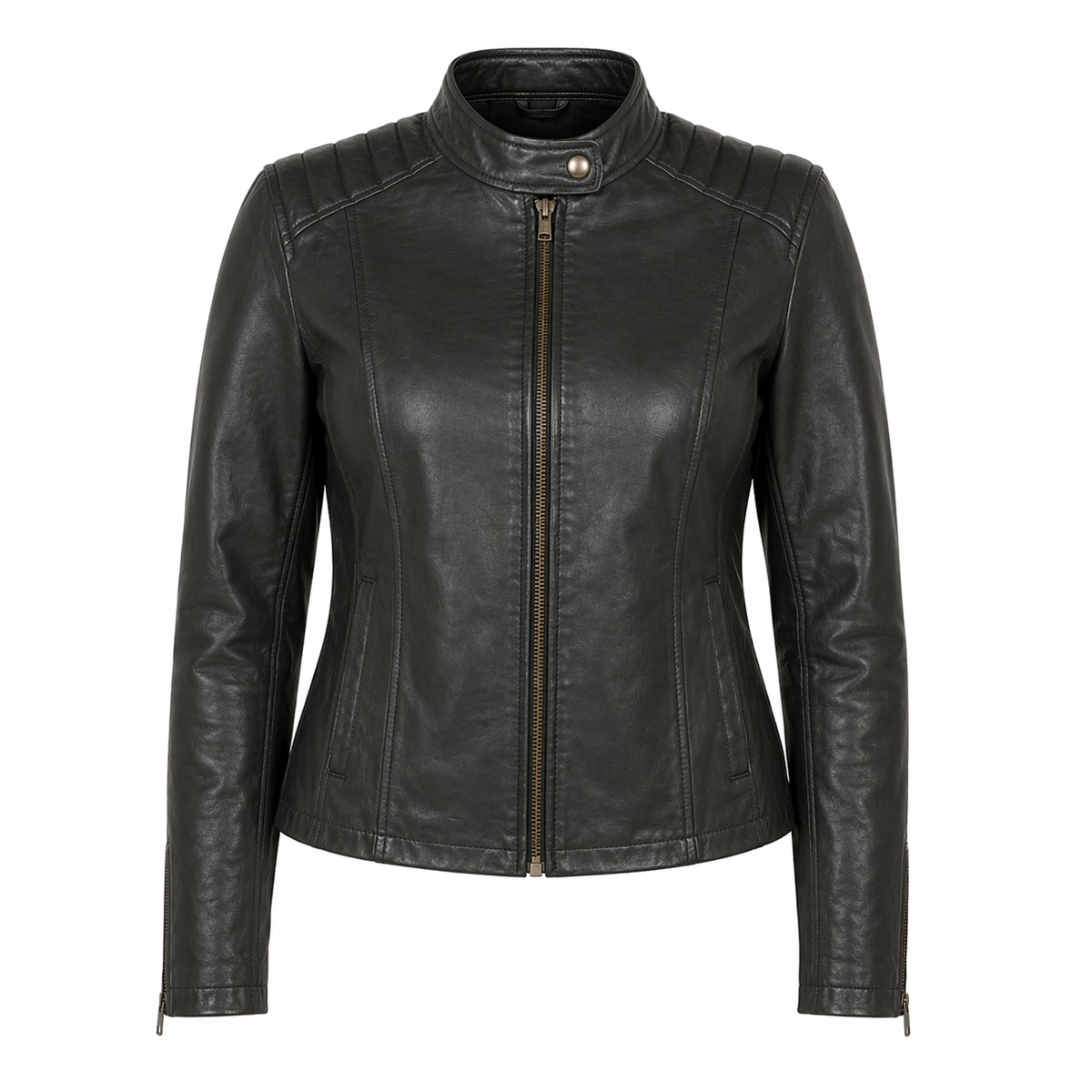 Women's Genuine Leather Jacket | Green
