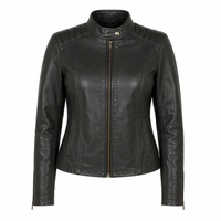 Women's Genuine Leather Jacket | Green
