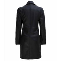 Women's Real Leather Car Coat | Black The Stitch Fit
